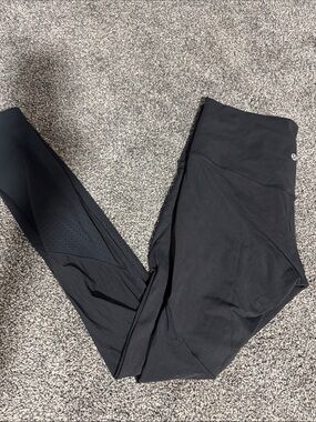 Lululemon Black Active Leggings with Subtle Logo